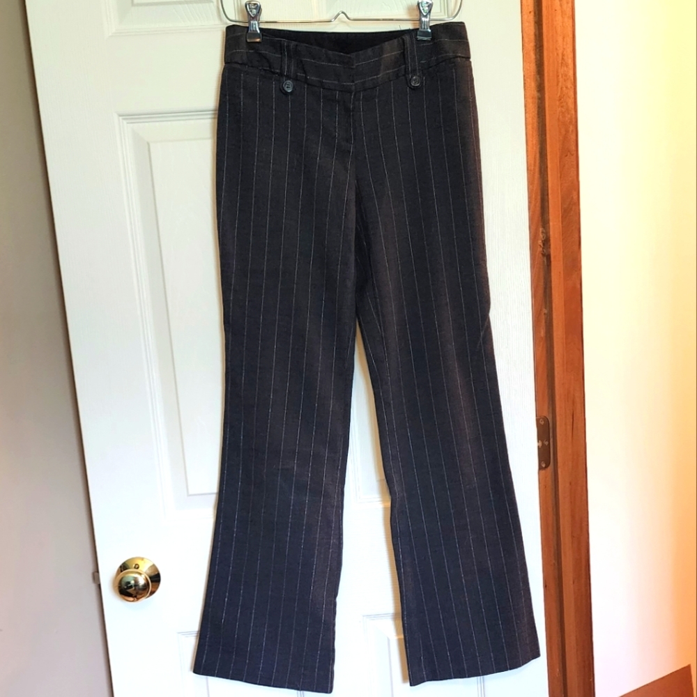 Pinstripe dress pants